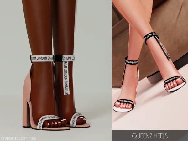 Alpha Queenz heels - The Sims 4 Custom Content