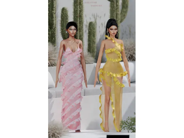 Alpha MARINE SET by Mably - The Sims 4 Custom Content