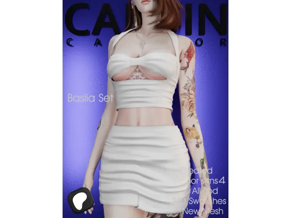 Alpha Baslia Set by Carvin_Captoor - The Sims 4 Custom Content