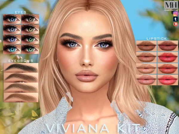 Alpha Viviana set - The Sims 4 Custom Content