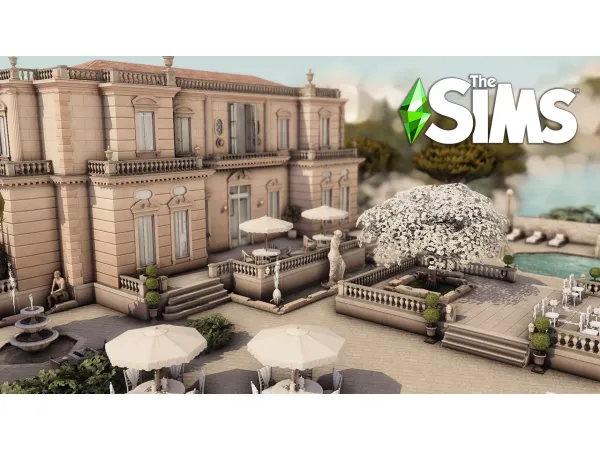 Maxis Match Florence Motel by bojanasims - The Sims 4 Custom Content