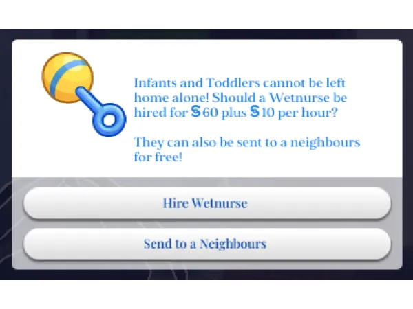 Maxis Match Daycare Nanny Historical Replacement by llazyneiph - The Sims 4 Custom Content