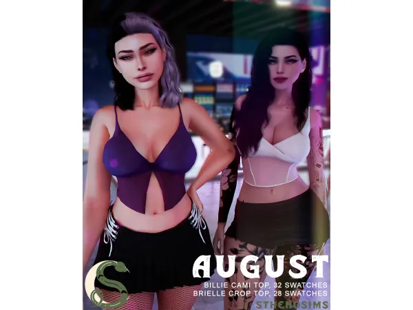 Alpha August Clothing Dump ( ) by sthenosims - The Sims 4 Custom Content
