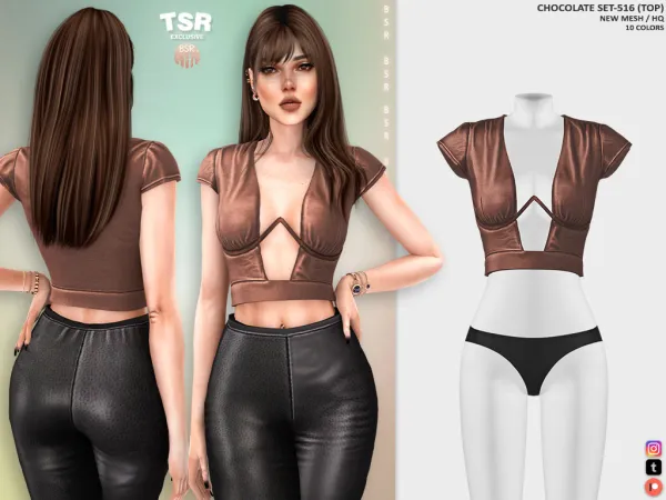 Alpha CHOCOLATE SET 516 BD1337 BD1338 - The Sims 4 Custom Content