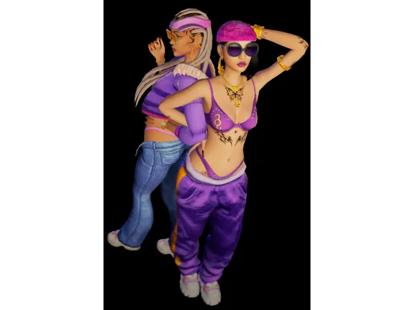 Maxis Match The Urbz Skyline Beach Accessory Set Toots Sweet Lil Bit by saruin - The Sims 4 Custom Content