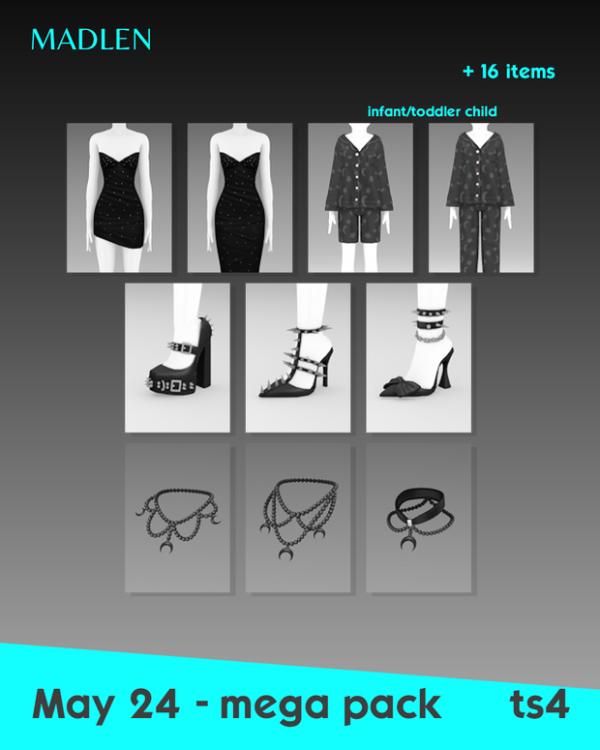 Maxis Match Mega Pack (May 24)(Download) by simsfinds - The Sims 4 Custom Content