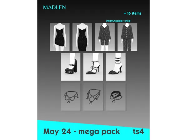 Maxis Match Mega Pack (May 24)(Download) by madlen - The Sims 4 Custom Content
