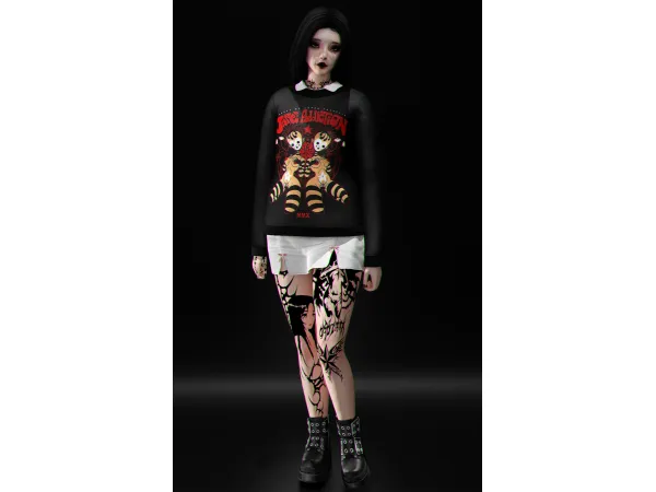 Alpha ʜᴏᴏᴅɪᴇ ɪᴄᴇᴄᴀᴛ ᴄʟᴜʙ - The Sims 4 Custom Content