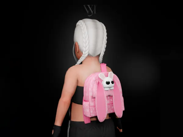 Mix Backpack with rabbit Toddler by WEARFAWN - The Sims 4 Custom Content