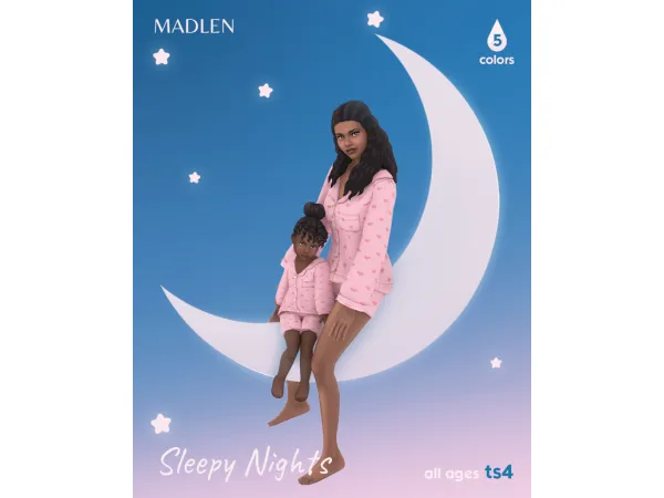 Maxis Match Sleepy Nights v Adult (Download) by madlen - The Sims 4 Custom Content