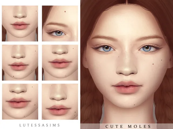 Mix Cute Moles - The Sims 4 Custom Content