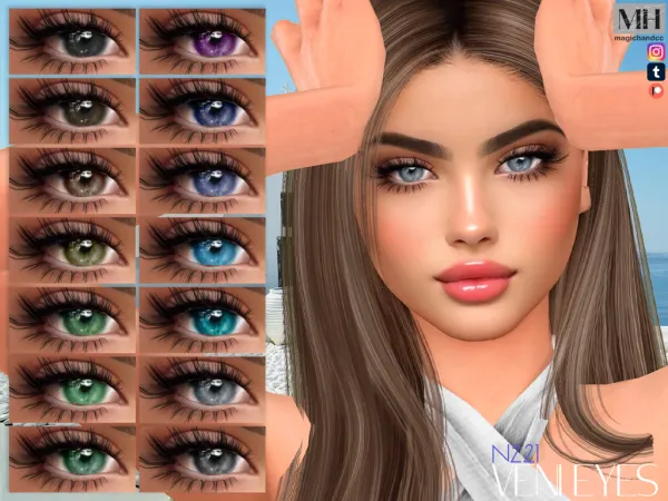 Alpha Veni Eyes N221 - The Sims 4 Custom Content