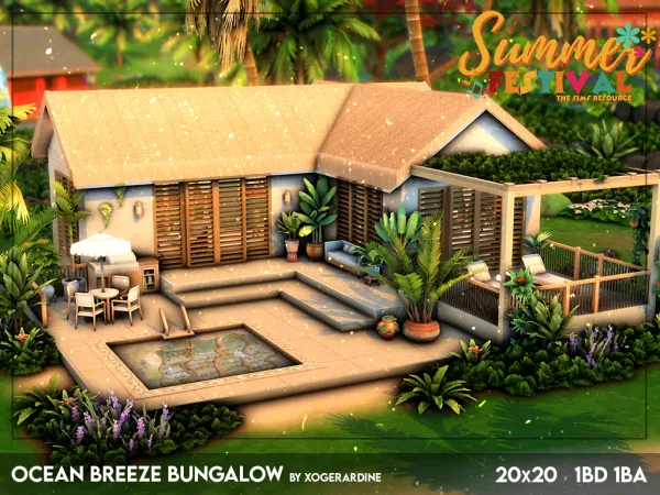 Ocean Breeze Bungalow - Summer Festival (NO CC) by xogerardine