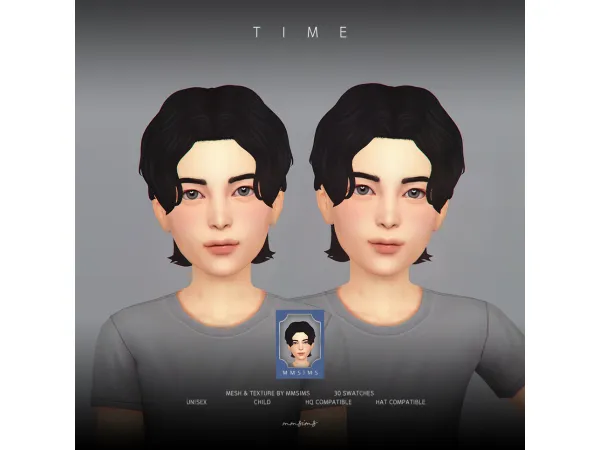 Maxis Match MMSIMS Hair Time CU by mmsims - The Sims 4 Custom Content
