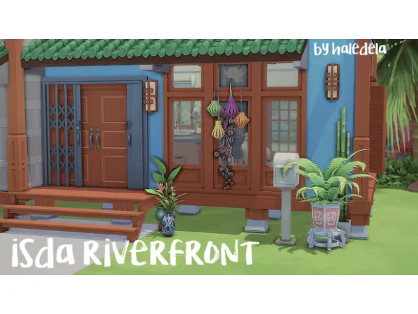 Maxis Match Isda Riverfront by haledela - The Sims 4 Custom Content