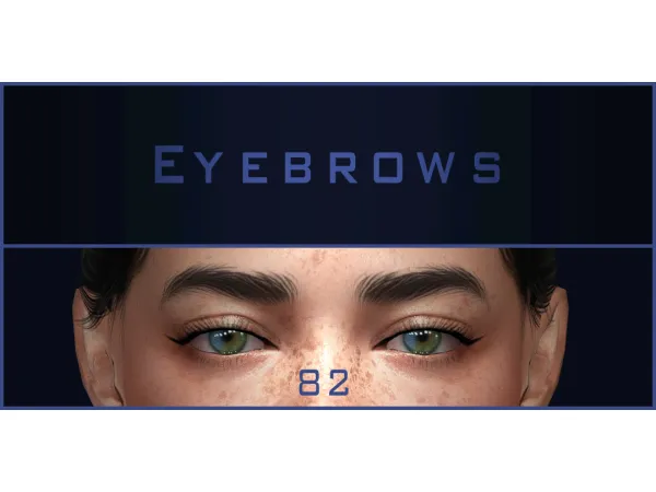 Mix Eyebrows 82 Updated - The Sims 4 Custom Content