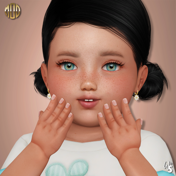 Alpha Natural FingerNails for Infants by simsfinds - The Sims 4 Custom Content