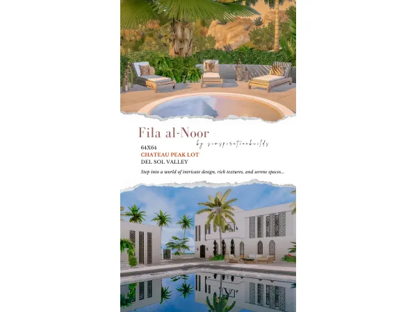 Alpha Fila al Noor by simspirationbuilds - The Sims 4 Custom Content