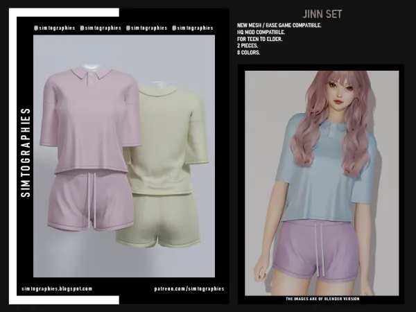 Alpha Jinn Set - The Sims 4 Custom Content