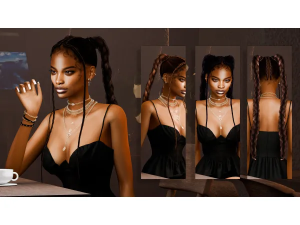 Alpha Juliette Hairstyle - The Sims 4 Custom Content