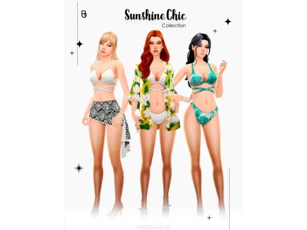 Maxis Match SUNSHINE CHIC by boschianacc - The Sims 4 Custom Content