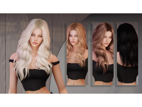 Alpha Jules Hairstyle - The Sims 4 Custom Content