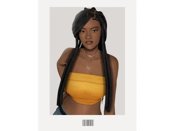 Maxis Match Scrunchie Locs by CeeProductions - The Sims 4 Custom Content