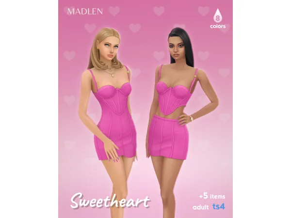 Maxis Match Sweetheart Set - The Sims 4 Custom Content