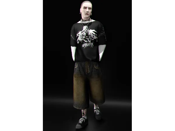 Alpha sʜɪʀᴛ ɢᴏᴛʜᴍᴏᴏɴ - The Sims 4 Custom Content