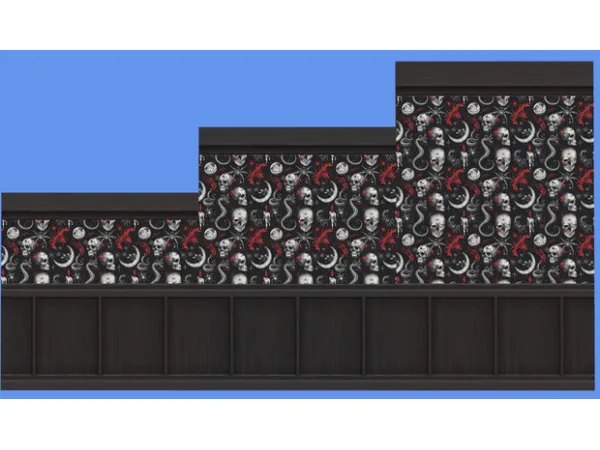 Spooky Dollhouse Wallpaper by midnightpixie85