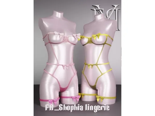Alpha FR_Shophia lingerie - The Sims 4 Custom Content