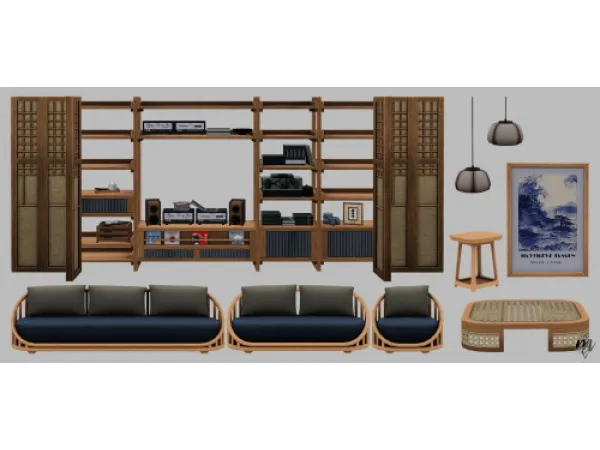 S-imagination - Japandi Living Room