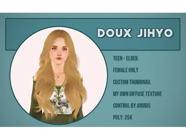 Doux Jihyo - The Sims 3 Custom Content