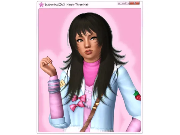 zao ninety three af hair - The Sims 3 Custom Content