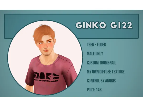 Ginko G122 - The Sims 3 Custom Content
