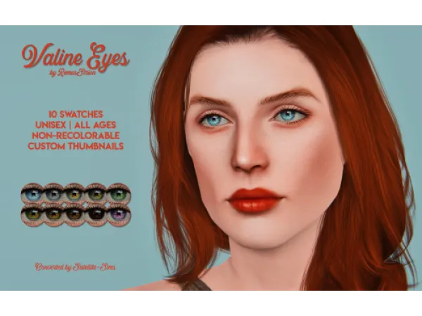 Valine Eyes by RemusSirion - The Sims 3 Custom Content
