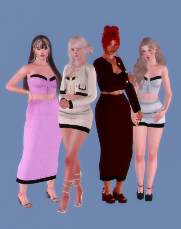 [chamis] Lily outfit N1 4 by simsfinds - The Sims 3 Custom Content