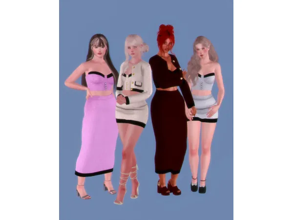 [chamis] Lily outfit N1 4 - The Sims 3 Custom Content