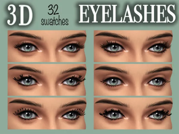 3d Eyelashes_feminine by lyonalife