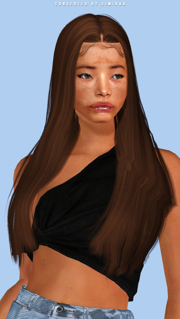 LeahLillith Y2K YVAINE Hair by simsfinds - The Sims 3 Custom Content
