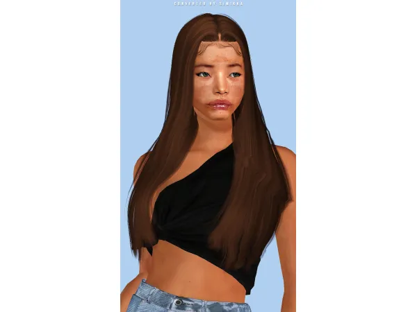 LeahLillith Y2K YVAINE Hair - The Sims 3 Custom Content