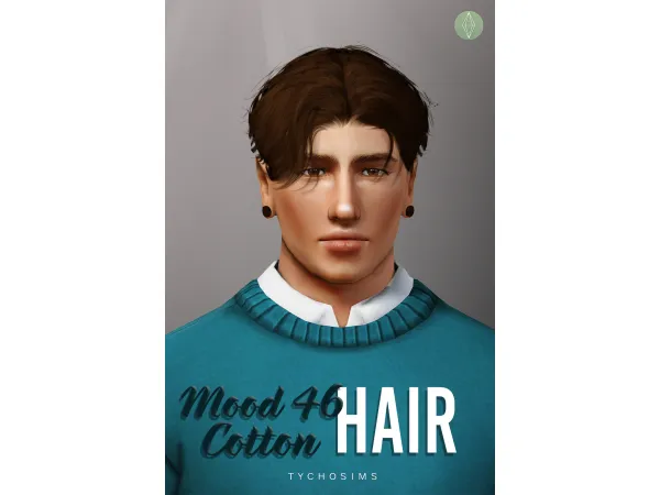 Mood46 Cotton Hair 4to3 - The Sims 3 Custom Content