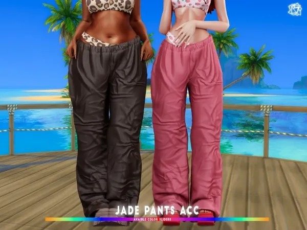 Alpha Jade Pants Brsims - The Sims 4 Custom Content