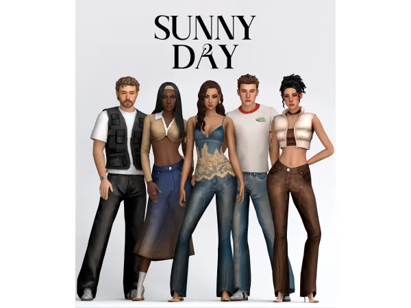 Maxis Match Sunny Day 2 (37 Items) by aladdin - The Sims 4 Custom Content