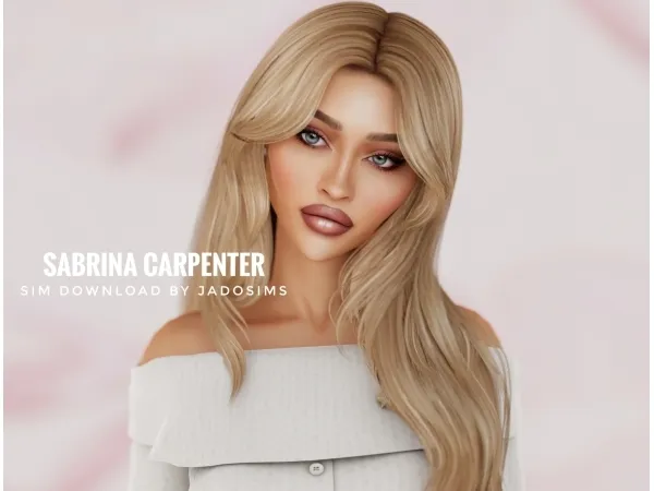 Alpha Sabrina Carpenter (Sim Download) - The Sims 4 Custom Content