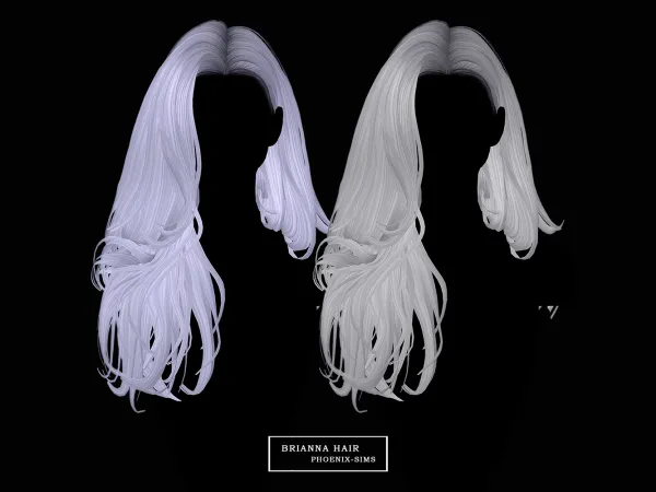 Alpha Brianna Hair - The Sims 4 Custom Content