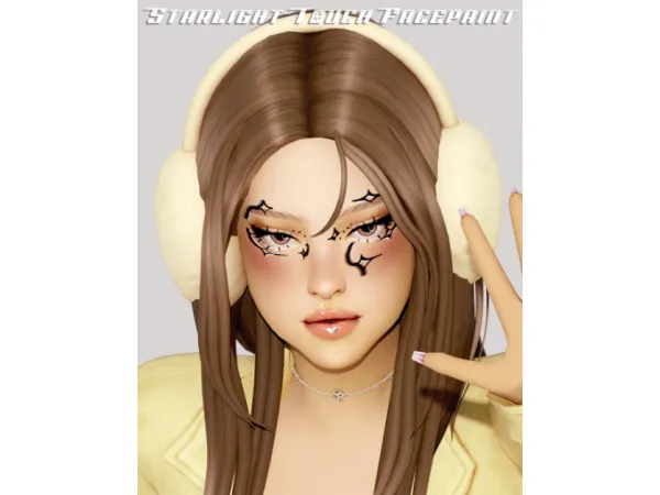 Mix Starlight Touch Facepaint by wotunciba - The Sims 4 Custom Content