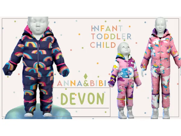 Alpha Devon Infant toddler and child [AnnaBibi] - The Sims 4 Custom Content
