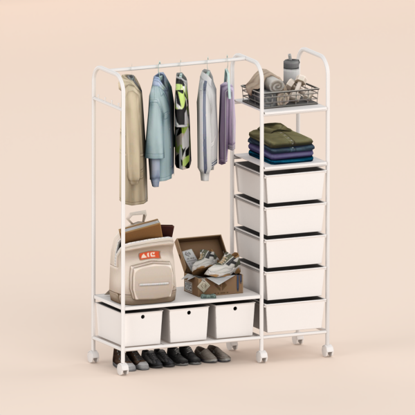 Maxis Match Floor standing clothes hanger by simsfinds - The Sims 4 Custom Content