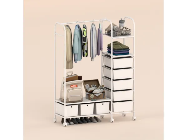 Floor standing clothes hanger by GUA